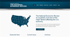Desktop Screenshot of nationaleconomicreview.net